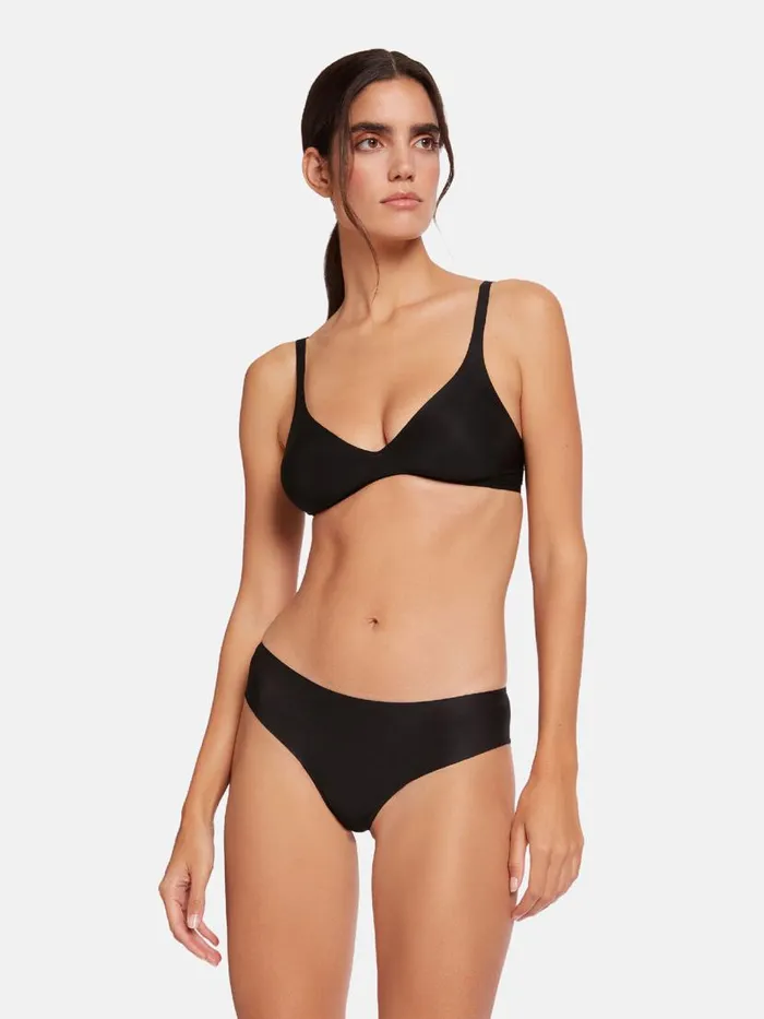 Women Panties Wolford Skin String Black