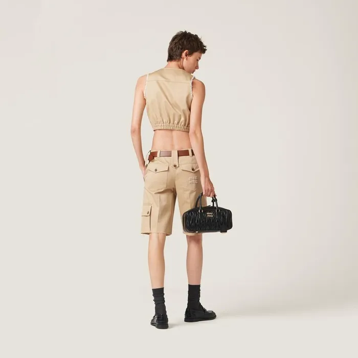 Women Pants And Shorts Miu Miu Chino Bermudas Cord Women Pants And Shorts Miu Miu Chino Bermudas Cord