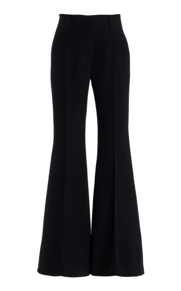 Women Pants Gabriela Hearst Rhein Pant In Black Silk Wool Cady