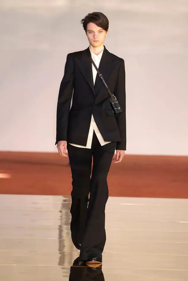 Women Pants Gabriela Hearst Rhein Pant In Black Sportswear Wool