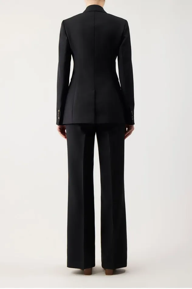 Women Pants Gabriela Hearst Vesta Pant In Black Sportswear Wool