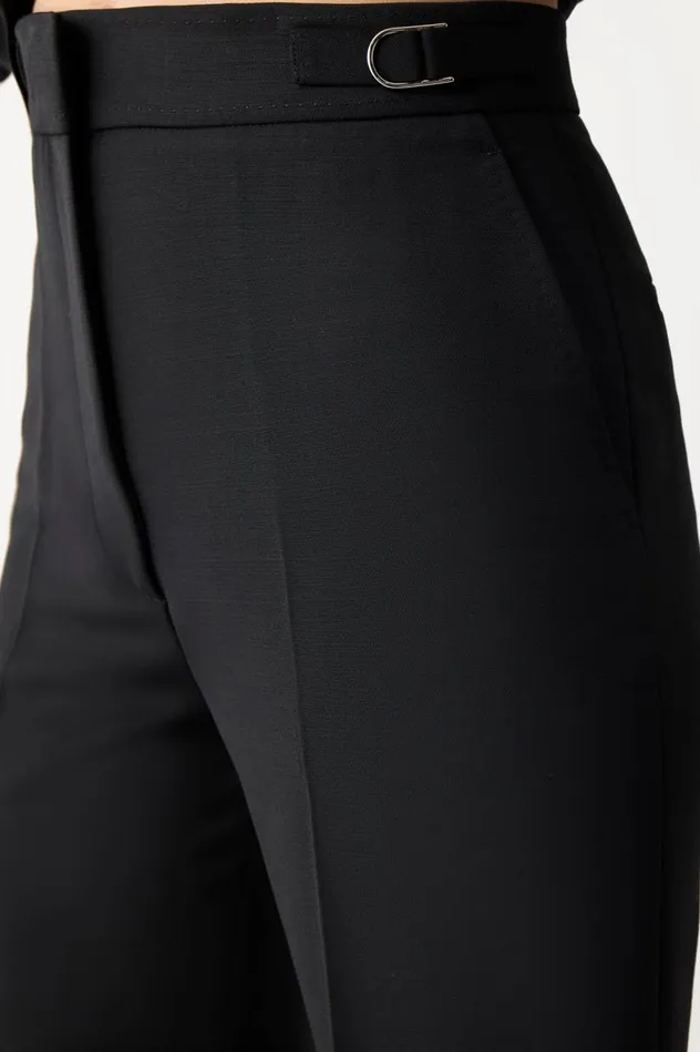Women Pants Gabriela Hearst Vesta Pant In Black Sportswear Wool