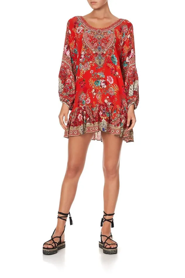 Women Party Dresses Camilla A Line Frill Dress Cameos Can Can