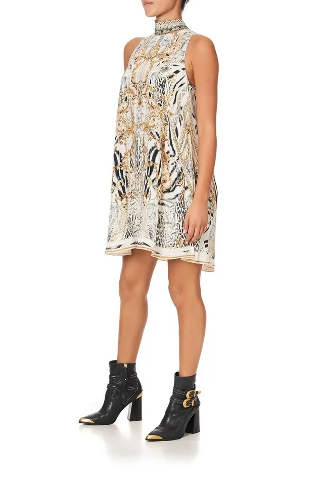 Women Party Dresses Camilla Back Neck Tie Short Dress Gates Of Glory
