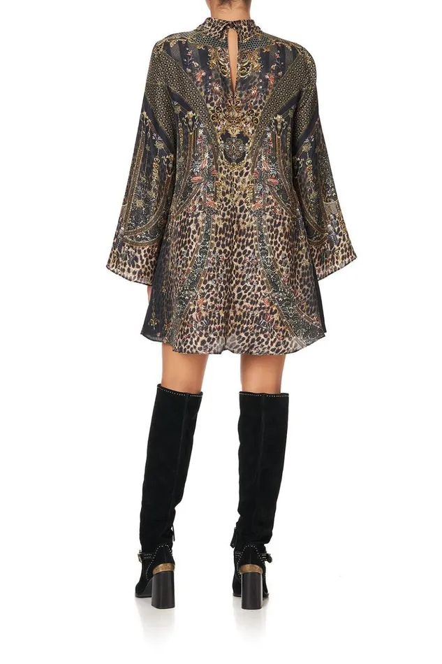 Women Party Dresses Camilla Long Sleeve Swing Dress Abingdon Palace