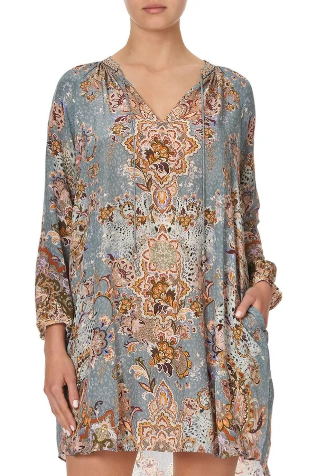 Women Party Dresses Camilla Raglan Sleeve Tunic Dress Le Palais Du Zahir