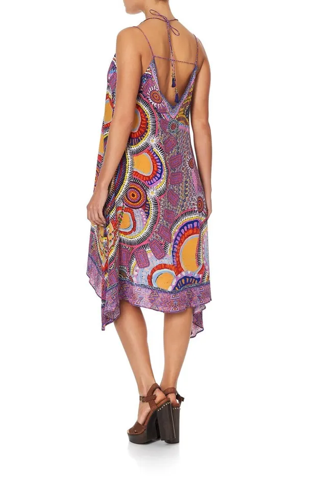 Women Party Dresses Camilla VNeck Strappy Flare Dress Warlu Dreaming
