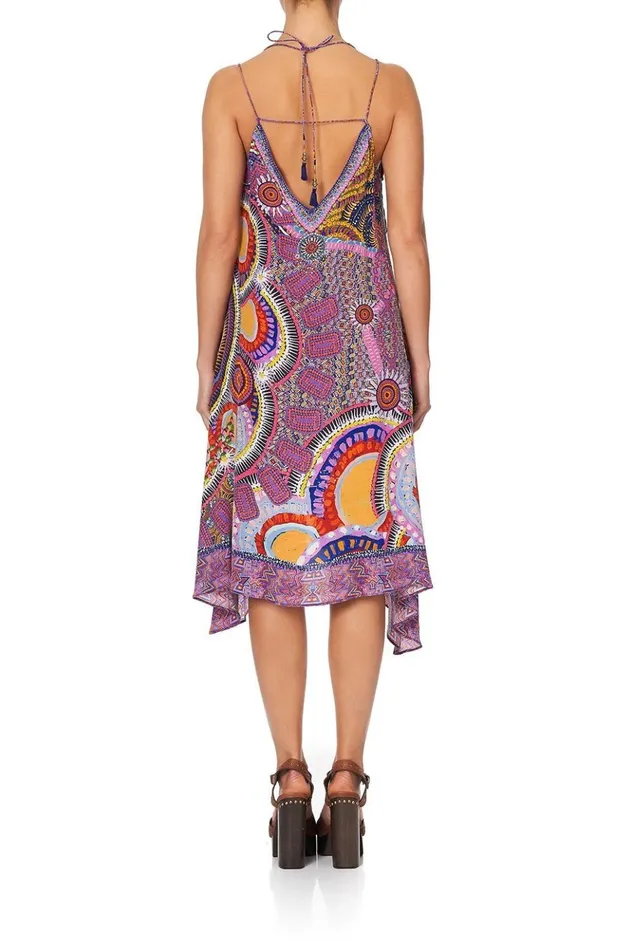 Women Party Dresses Camilla VNeck Strappy Flare Dress Warlu Dreaming