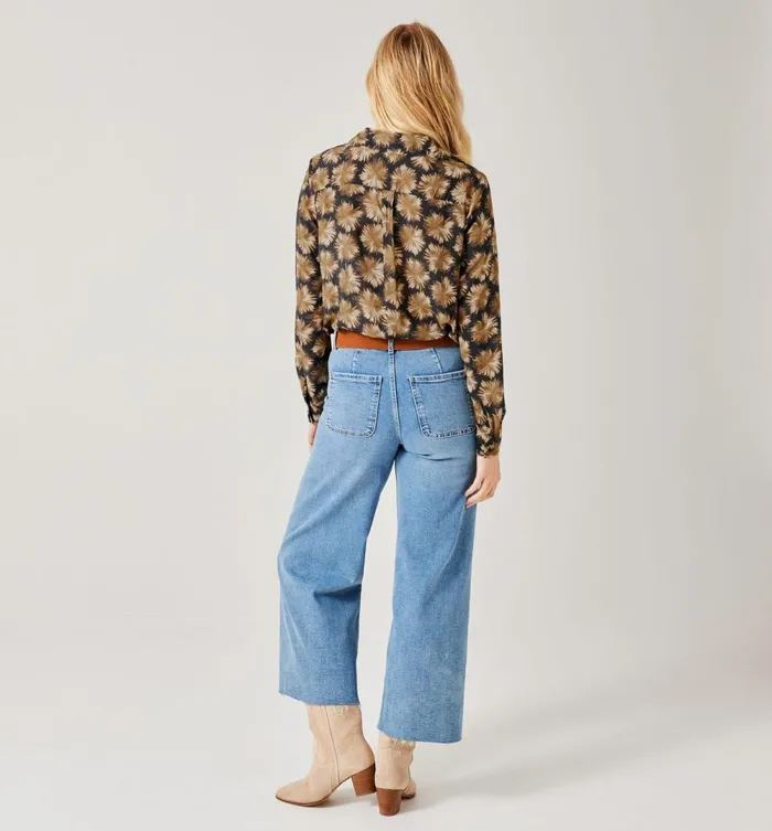 Women Patterned Blouse 8211 Grey Print Promod Shirts And Tunics Women Patterned Blouse 8211 Grey Print Promod Shirts And Tunics