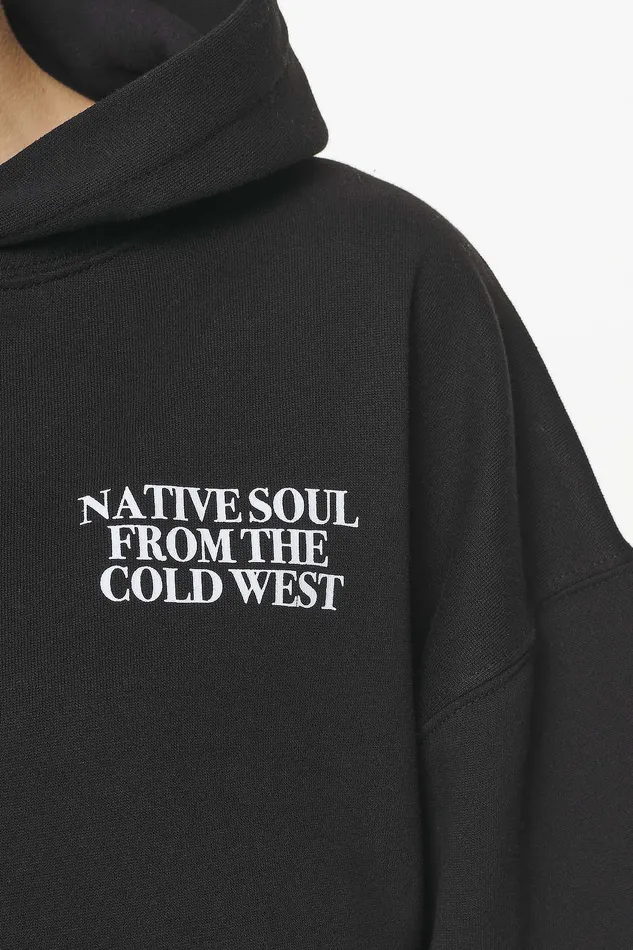 Women Pegador Hoodies Cadogan Oversized Hoodie Black Women Pegador Hoodies Cadogan Oversized Hoodie Black