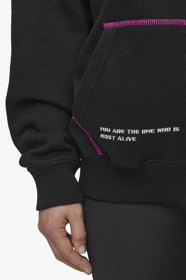 Women Pegador Hoodies Jenna Oversized Sweat Jacket Washed Black Women Pegador Hoodies Jenna Oversized Sweat Jacket Washed Black