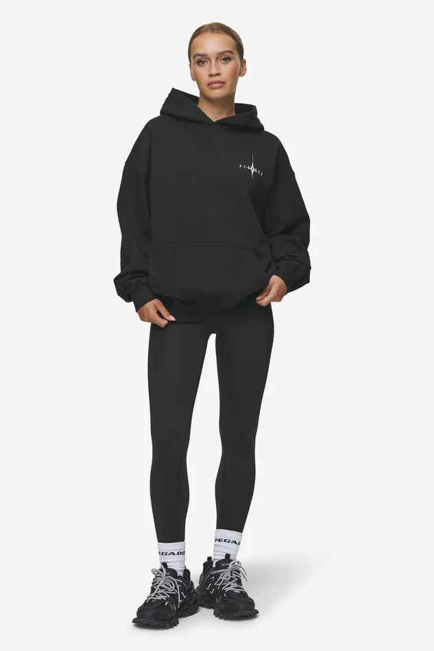 Women Pegador Hoodies Nena Oversized Hoodie Washed Black Women Pegador Hoodies Nena Oversized Hoodie Washed Black