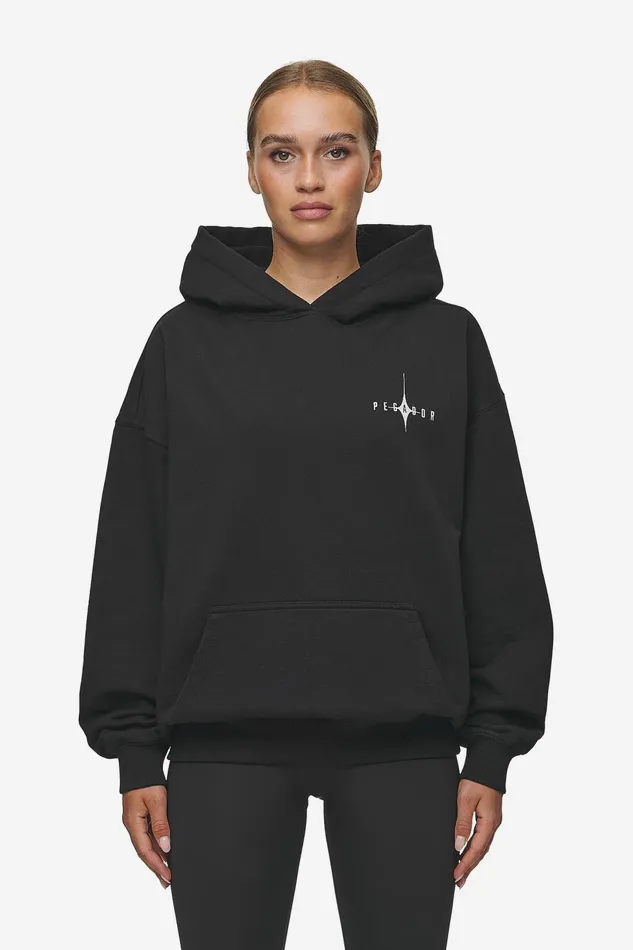 Women Pegador Hoodies Nena Oversized Hoodie Washed Black Women Pegador Hoodies Nena Oversized Hoodie Washed Black