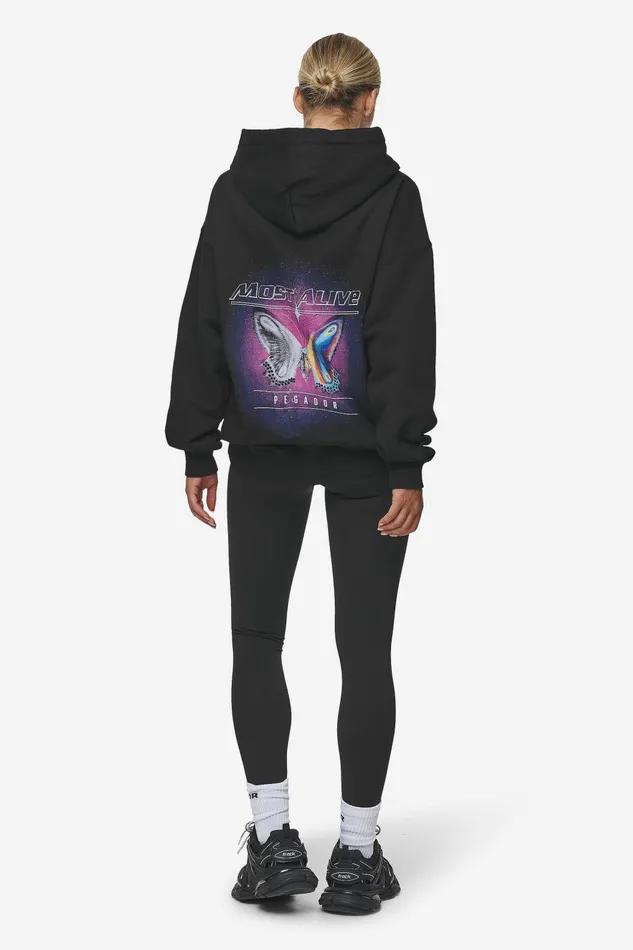 Women Pegador Hoodies Nena Oversized Hoodie Washed Black Women Pegador Hoodies Nena Oversized Hoodie Washed Black