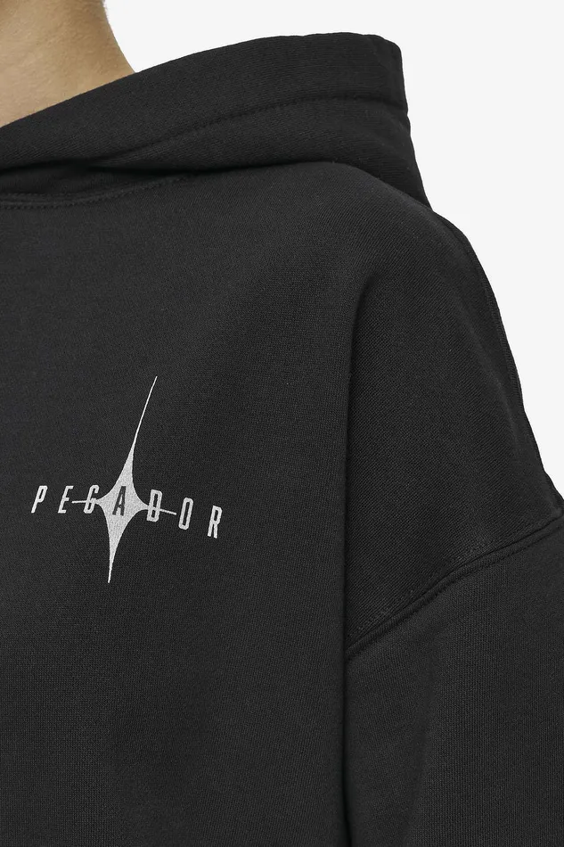 Women Pegador Hoodies Nena Oversized Hoodie Washed Black Women Pegador Hoodies Nena Oversized Hoodie Washed Black