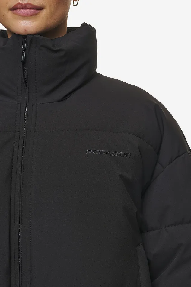 Women Pegador Jacken Jara Oversized Boxy Puffer Jacket Black Women Pegador Jacken Jara Oversized Boxy Puffer Jacket Black