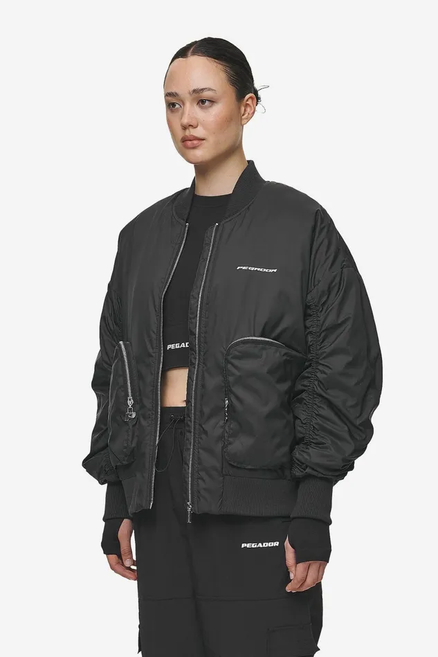 Women Pegador Jacken Shila Oversized Bomberjacket Black Women Pegador Jacken Shila Oversized Bomberjacket Black