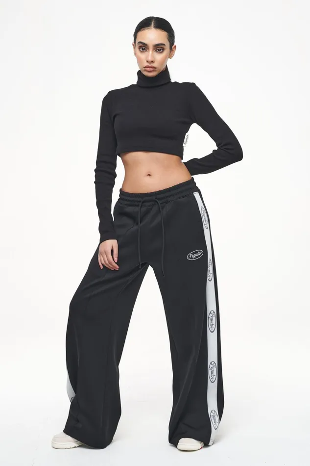 Women Pegador Longsleeves Zito Rib Cropped Turtleneck Longsleeve Black Women Pegador Longsleeves Zito Rib Cropped Turtleneck Longsleeve Black