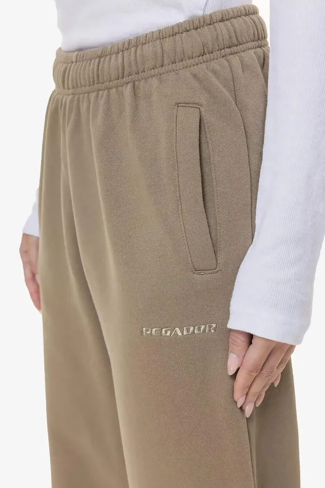Women Pegador Pants Villa High Waisted Sweat Pants Washed Desert Taupe Gum Women Pegador Pants Villa High Waisted Sweat Pants Washed Desert Taupe Gum