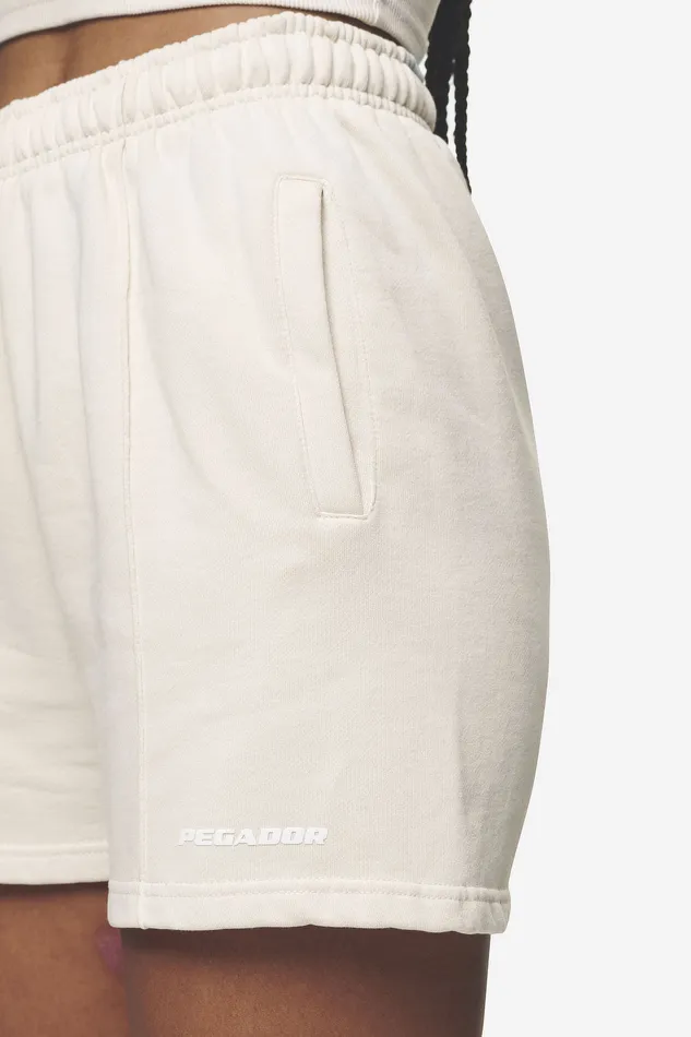 Women Pegador Shorts Sully High Waisted Shorts Washed Coast Sand White Gum Women Pegador Shorts Sully High Waisted Shorts Washed Coast Sand White Gum