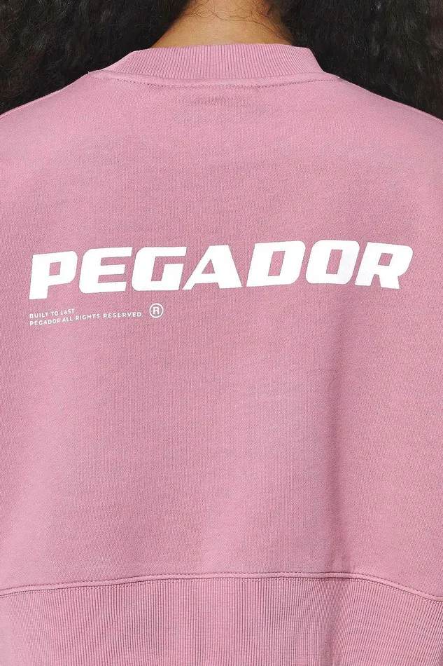 Women Pegador Sweaters Dorothy Cropped Oversized Sweater Vintage Washed Rust Pink Women Pegador Sweaters Dorothy Cropped Oversized Sweater Vintage Washed Rust Pink