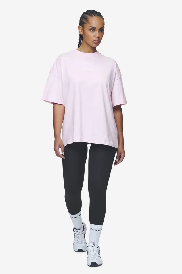 Women Pegador Tees Arendal Logo Heavy Oversized Tee Washed Bubblegum White Women Pegador Tees Arendal Logo Heavy Oversized Tee Washed Bubblegum White