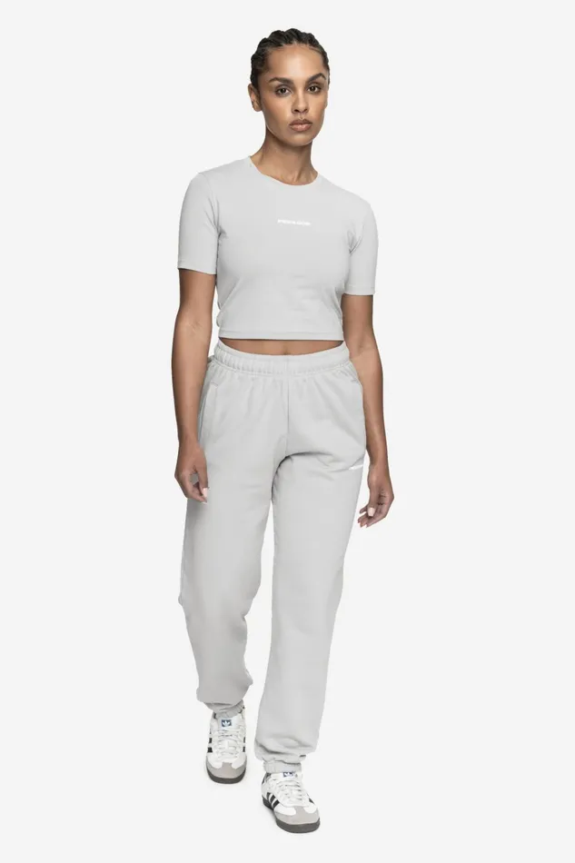 Women Pegador Tees Ines Cropped Baby Tee Washed Sky Grey White Gum Women Pegador Tees Ines Cropped Baby Tee Washed Sky Grey White Gum