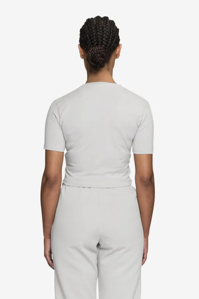 Women Pegador Tees Ines Cropped Baby Tee Washed Sky Grey White Gum Women Pegador Tees Ines Cropped Baby Tee Washed Sky Grey White Gum