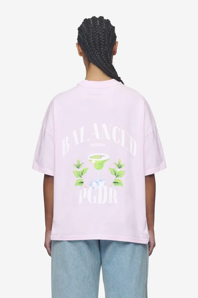 Women Pegador Tees Lucia Heavy Oversized Tee Washed Bubblegum