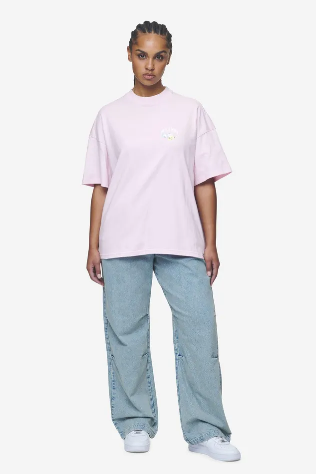 Women Pegador Tees Lucia Heavy Oversized Tee Washed Bubblegum Women Pegador Tees Lucia Heavy Oversized Tee Washed Bubblegum