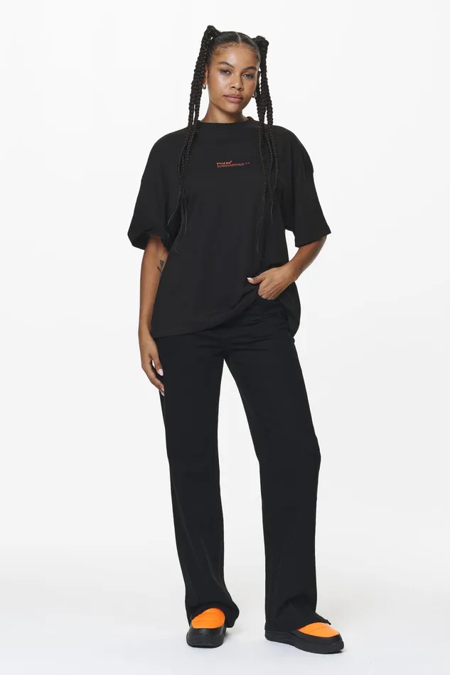Women Pegador Tees Navisk Heavy Oversized Tee Black Women Pegador Tees Navisk Heavy Oversized Tee Black