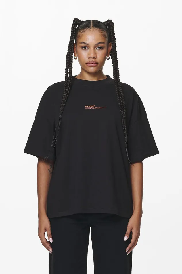 Women Pegador Tees Navisk Heavy Oversized Tee Black Women Pegador Tees Navisk Heavy Oversized Tee Black