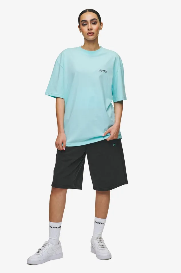 Women Pegador Tees Patino Oversized Tee Washed Sky Blue Women Pegador Tees Patino Oversized Tee Washed Sky Blue