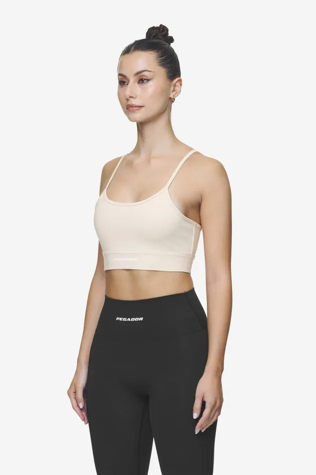 Women Pegador Tops Taja Sport Bra Coast Sand White Women Pegador Tops Taja Sport Bra Coast Sand White