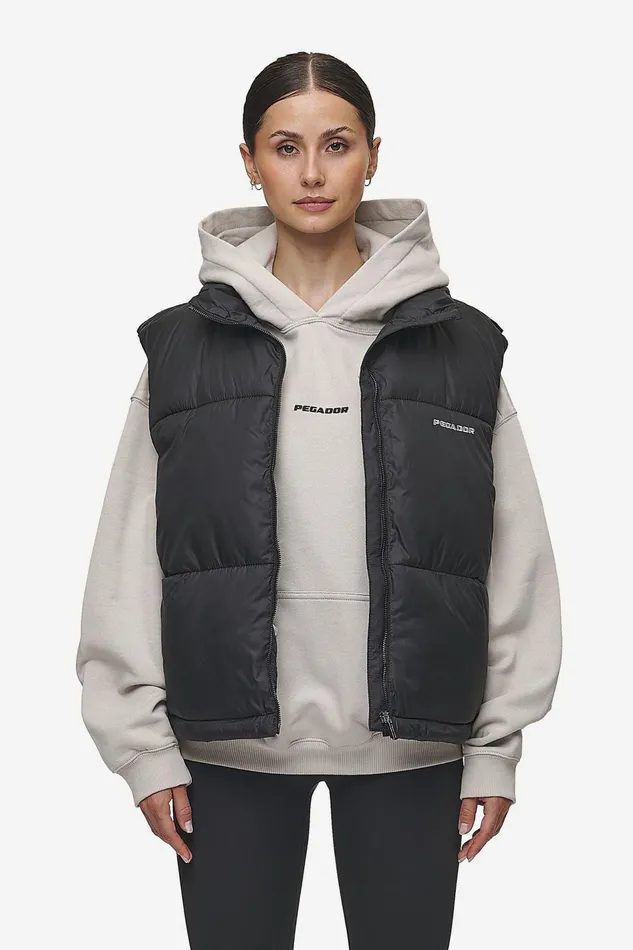 Women Pegador Westen Priory Puffer Vest Black