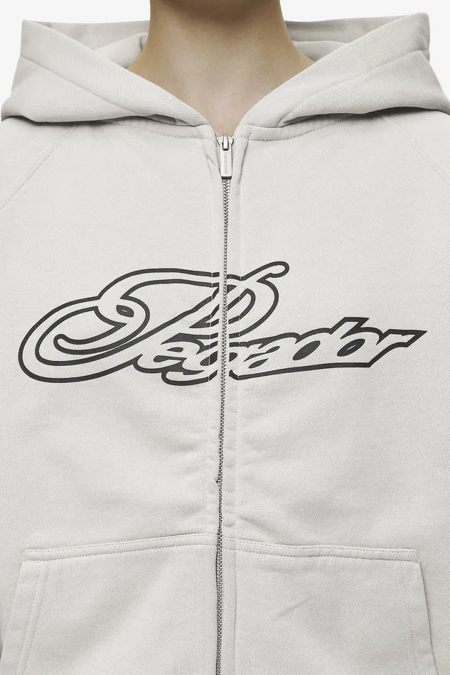 Women Pegador Zip Hoodies Anna Oversized Sweat Jacket Washed Moon Grey Women Pegador Zip Hoodies Anna Oversized Sweat Jacket Washed Moon Grey