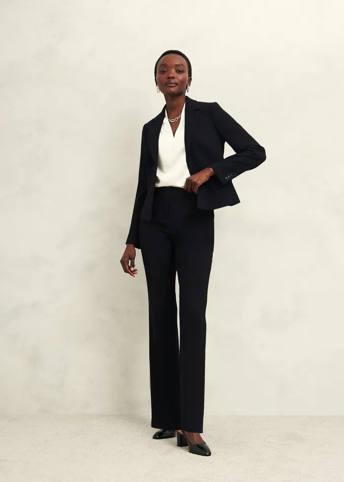 Women Petite Maya Jacket Black Hobbs Coats and Jackets
