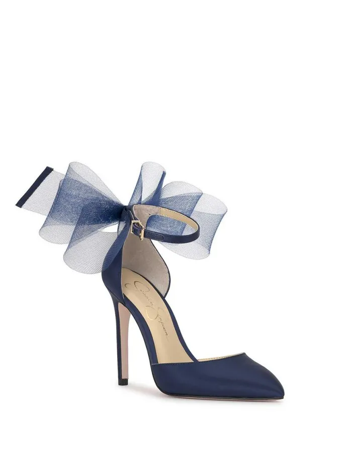 Women Phindies Pump In Navy Baby Jessica Simpson Pumps