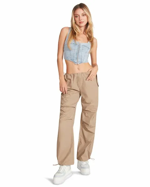 Women PIA PARACHUTE PANT KHAKI Khakibeige Steve Madden Bottoms Women PIA PARACHUTE PANT KHAKI Khakibeige Steve Madden Bottoms