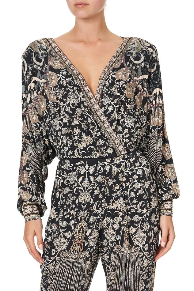 Women Playsuits and Jumpsuits Camilla Jersey Twist Front Jumpsuit Dust Her Off
