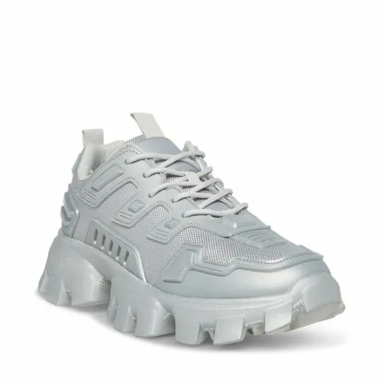 Women PONCED SILVER Silver Steve Madden Sneakers Women PONCED SILVER Silver Steve Madden Sneakers