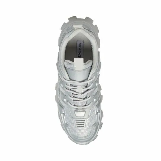 Women PONCED SILVER Silver Steve Madden Sneakers Women PONCED SILVER Silver Steve Madden Sneakers