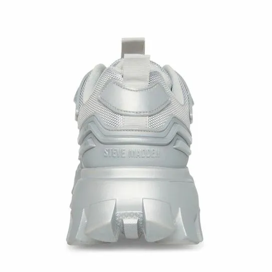 Women PONCED SILVER Silver Steve Madden Sneakers Women PONCED SILVER Silver Steve Madden Sneakers