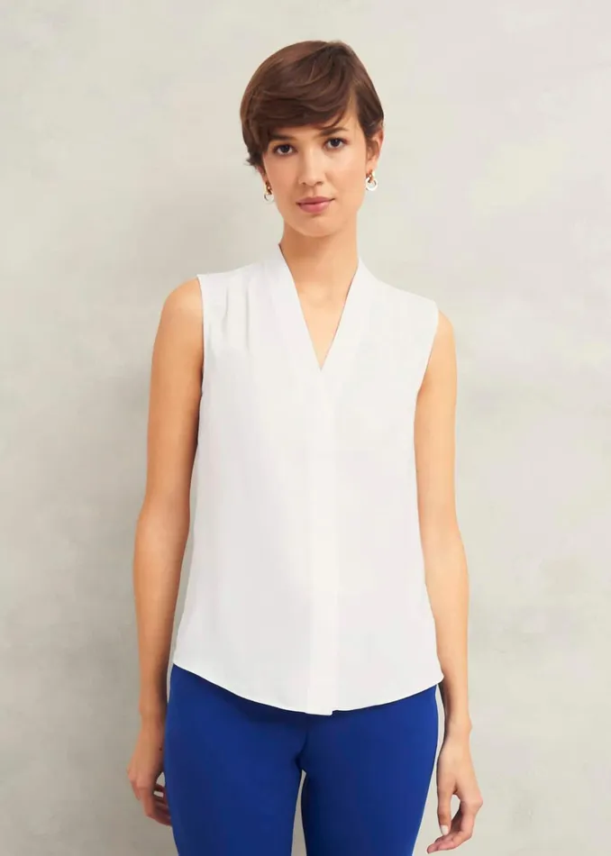 Women Poppy Blouse Ivory Hobbs Tops
