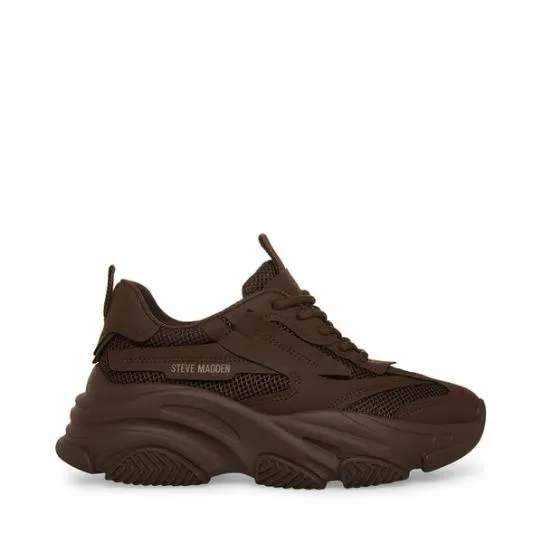 Women POSSESSION DARK BROWN Dark Brown Steve Madden Sneakers