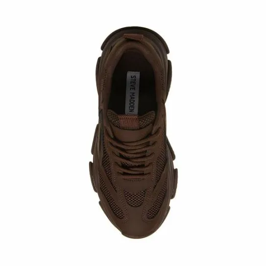 Women POSSESSION DARK BROWN Dark Brown Steve Madden Sneakers