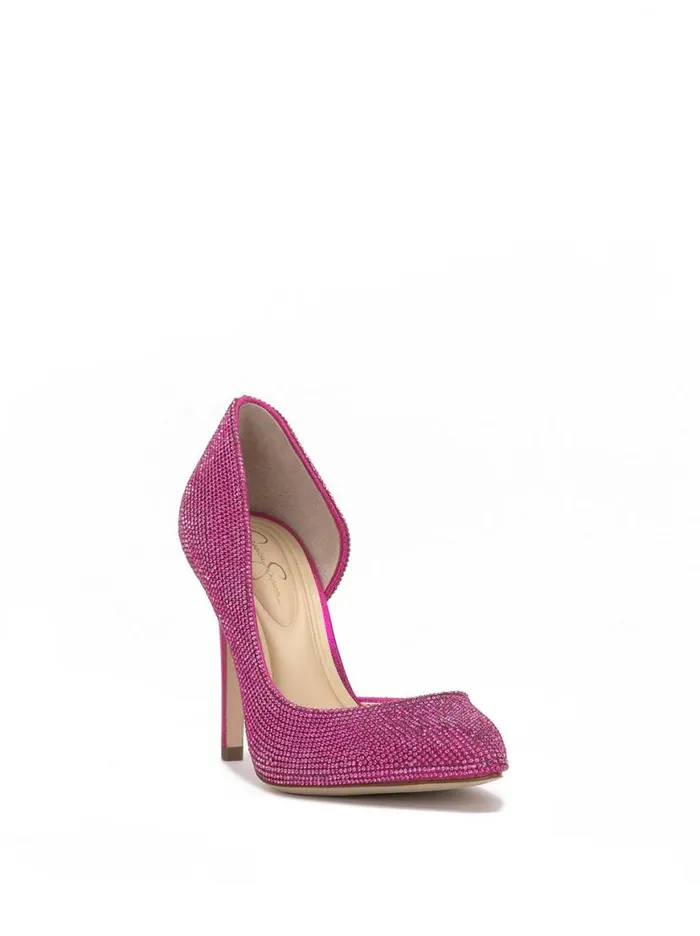 Women Prizma D039Orsay Pump In Valley Pink Sparkle Jessica Simpson Pumps