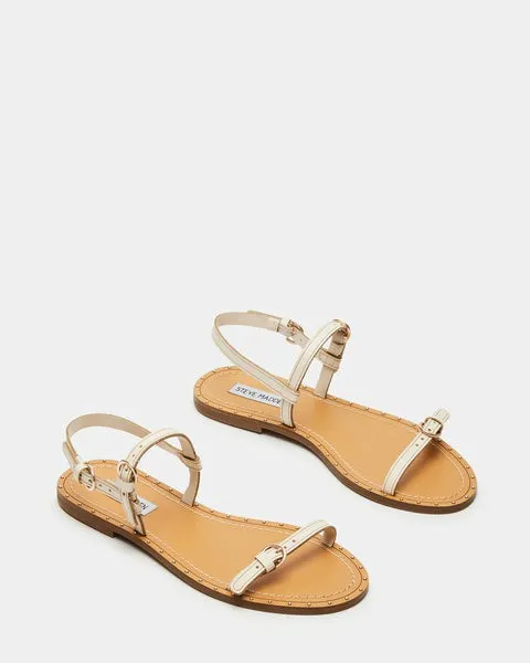 Women RAQUEL IVORY LEATHER Ivory Leather Steve Madden Sandals Women RAQUEL IVORY LEATHER Ivory Leather Steve Madden Sandals