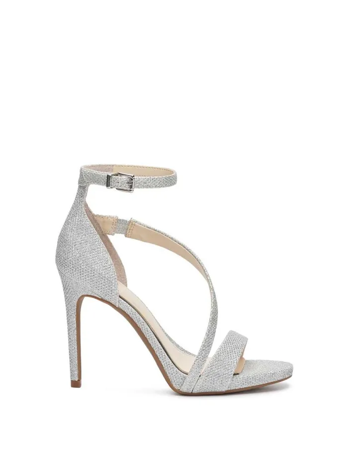 Women Rayli High Heel Sandal In Silver Jessica Simpson Platforms