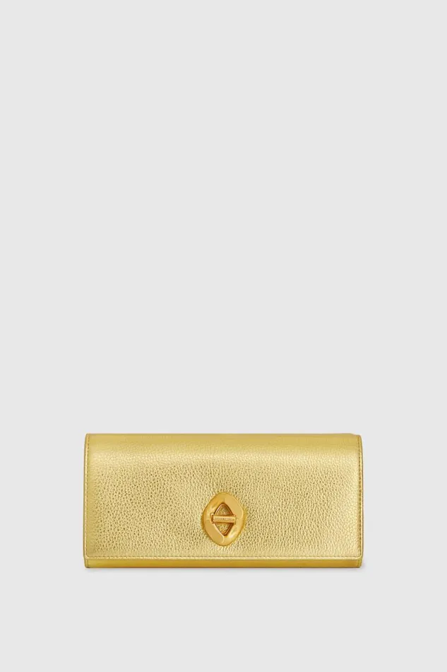 Women Rebecca Minkoff Clutches G Wallet Crossbody Gold